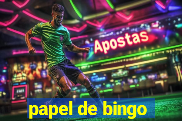 papel de bingo